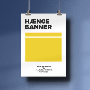 Haenge banner - hænge banner print